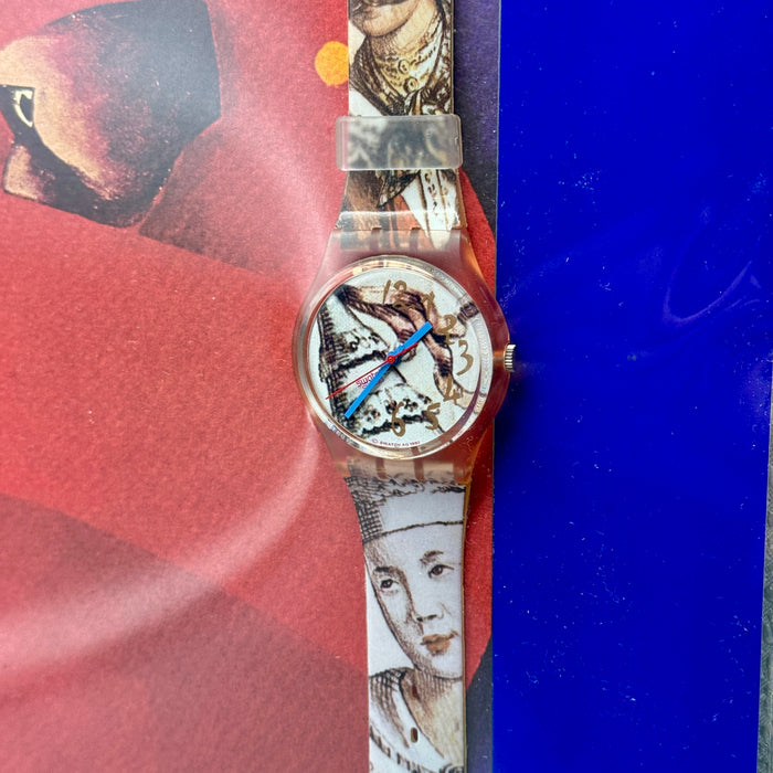 Swatch "Carnevale 93 Tadini" GP 105 orologio quarzo 34 mm Swiss 1993