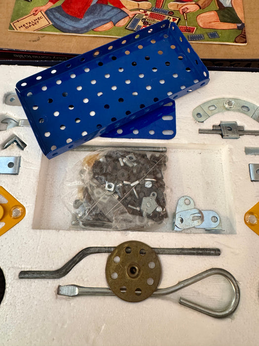 Meccano 1 gioco costruzioni con scatola completo 1970 ca