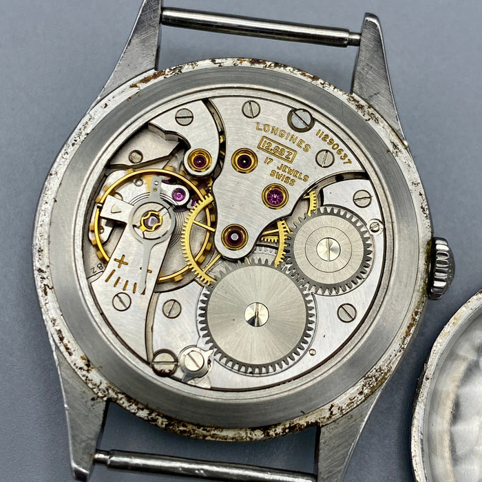 Longines 12.68z orologio meccanico acciaio 36 mm Swiss 1960
