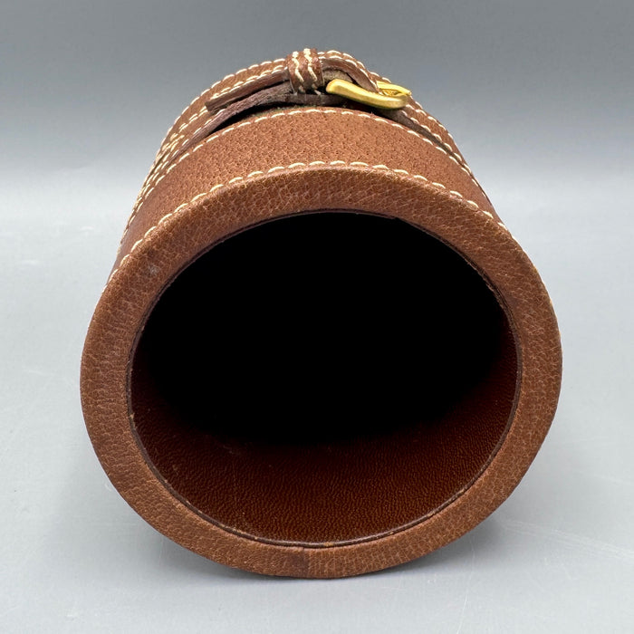 Gucci portapenne Horsebit marrone 1970 ca