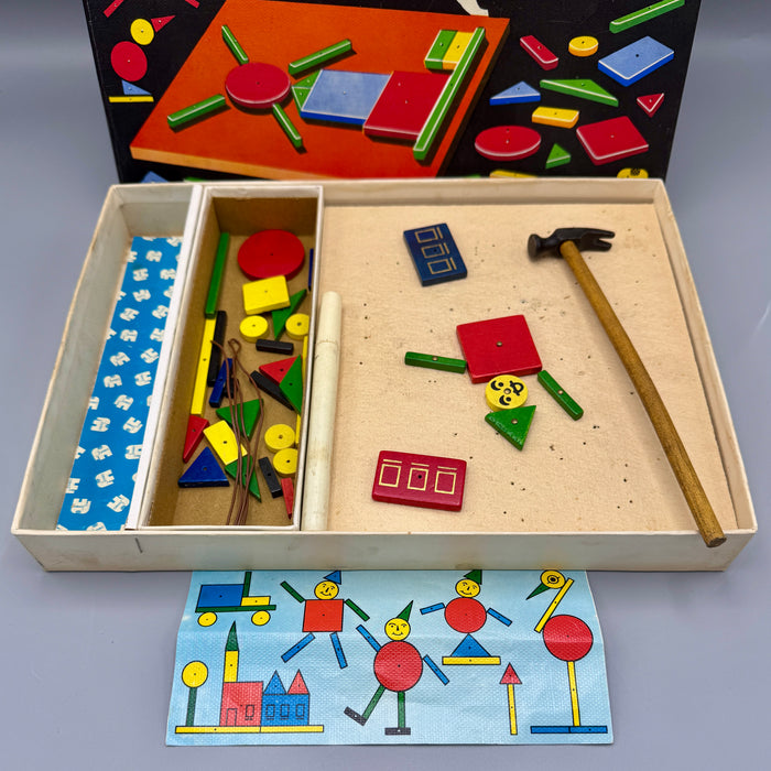 Tic Tac Toc Hamertje Tik gioco didattico costruzioni Jumbo 303 Danimarca 1970