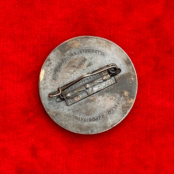 Medaglia "Se avanzo seguitemi" Opera Balilla Lorioli Castelli Milano 1930 ca