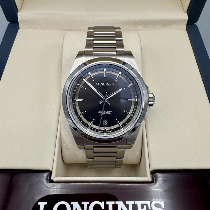Longines Conquest ref. L37204526 orologio automatico acciaio full set 38 mm Swiss 2024