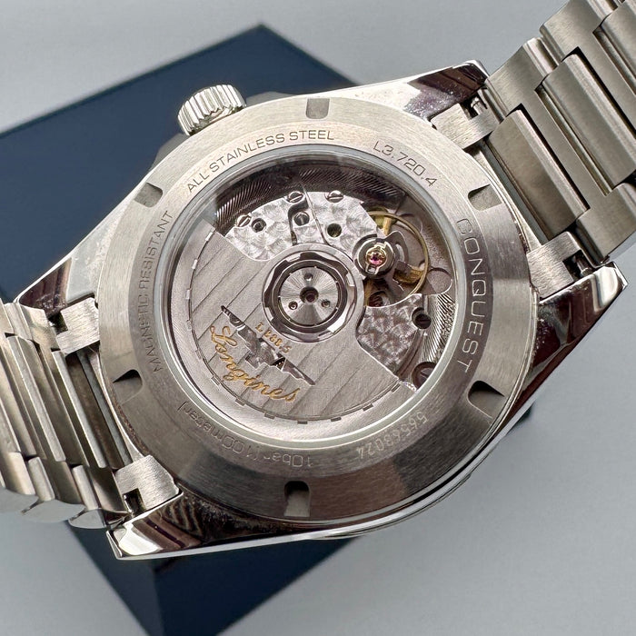 Longines Conquest ref. L37204526 orologio automatico acciaio full set 38 mm Swiss 2024