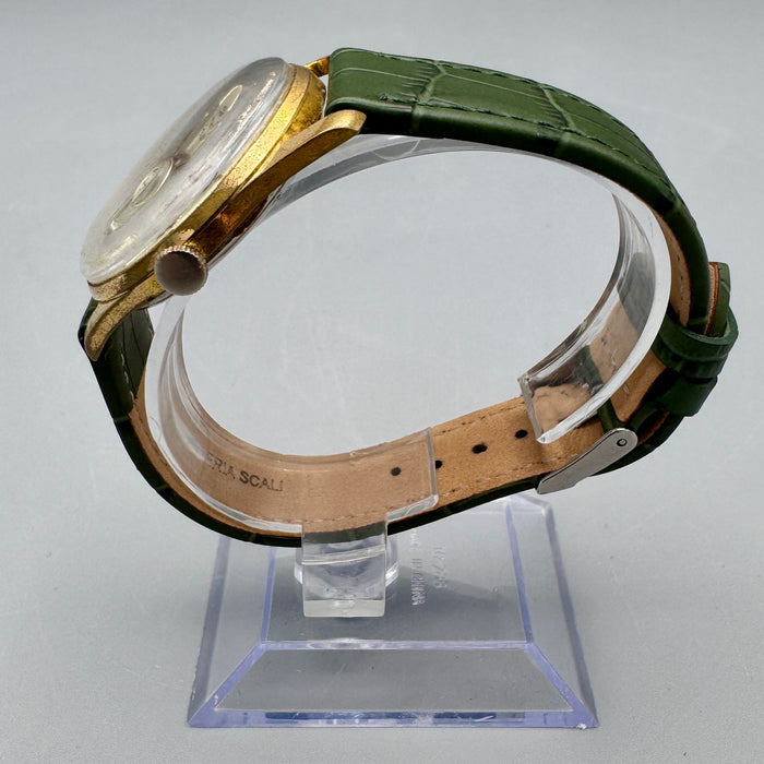 Genievre cal. 234 orologio meccanico dorato 35 mm vintage 1960 ca