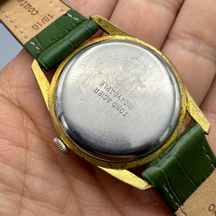 Genievre cal. 234 orologio meccanico dorato 35 mm vintage 1960 ca