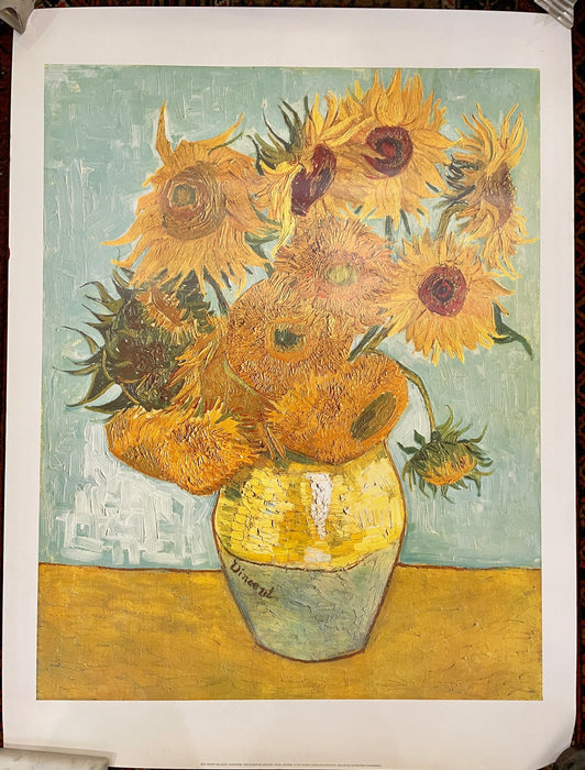 Vincent Van Gogh – “Sunflowers" – stampa offset – 1994