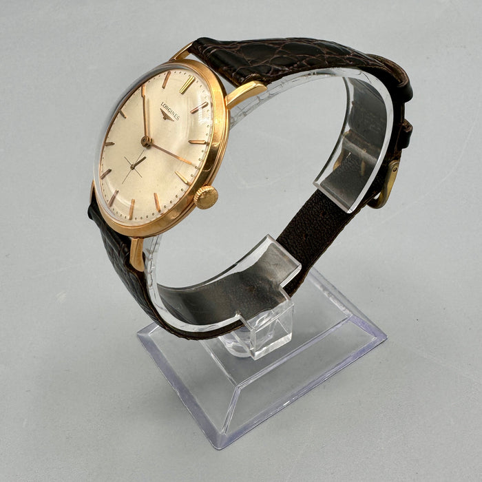 Longines ref. 6999 cal. 19.4 orologio meccanico oro 18kt 34 mm Swiss 1965