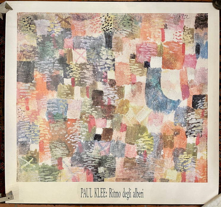 Paul Klee - "Ritmo degli alberi" – stampa offset – 1995