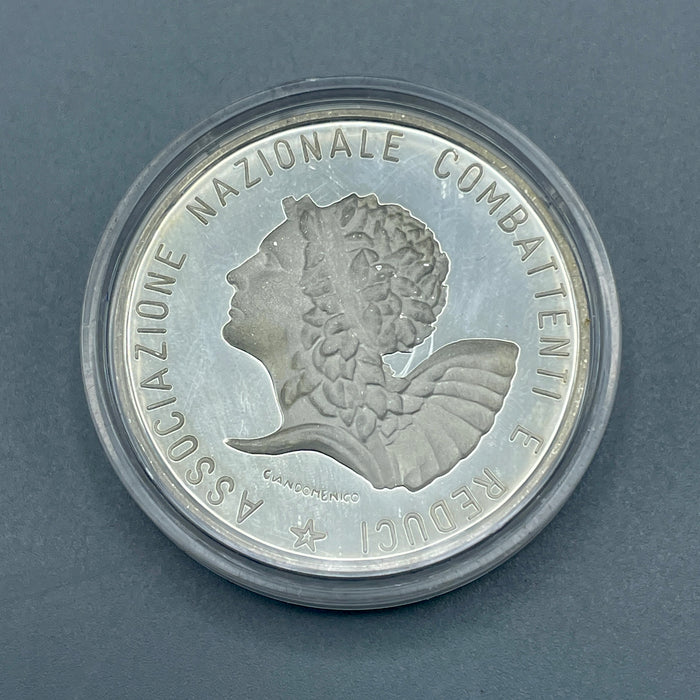 Moneta argento .986 Associazione Nazionale Combattenti e Reduci Riva del Garda 1992