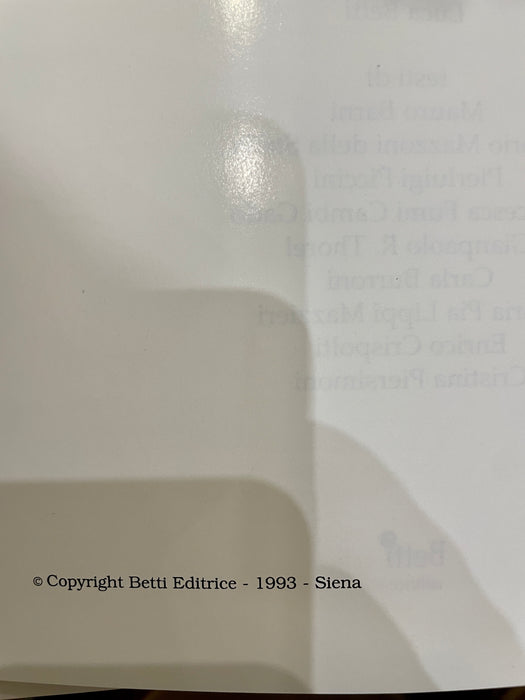 Libri collana "Pallium. Evoluzione del Drappellone dalla origini ad oggi" Luca Betti 1993