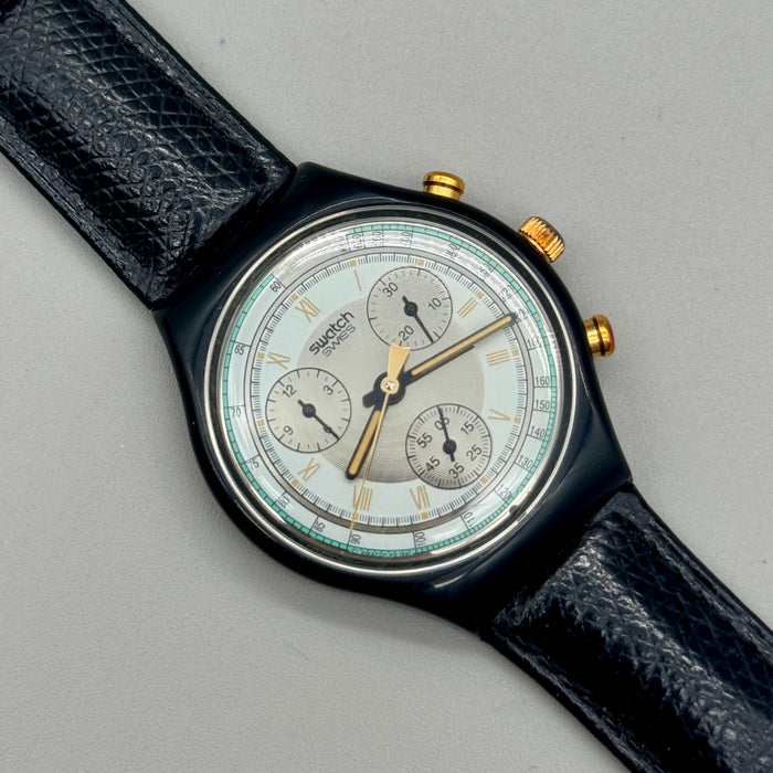 Swatch "Colossal" SCB109 orologio chrono quarzo 37 mm Swiss 1992