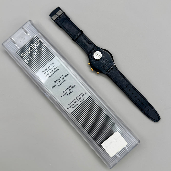 Swatch "Colossal" SCB109 orologio chrono quarzo 37 mm Swiss 1992
