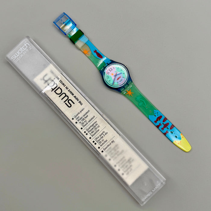 Swatch "Hookipa" GN118 orologio quarzo 34 mm Swiss 1991
