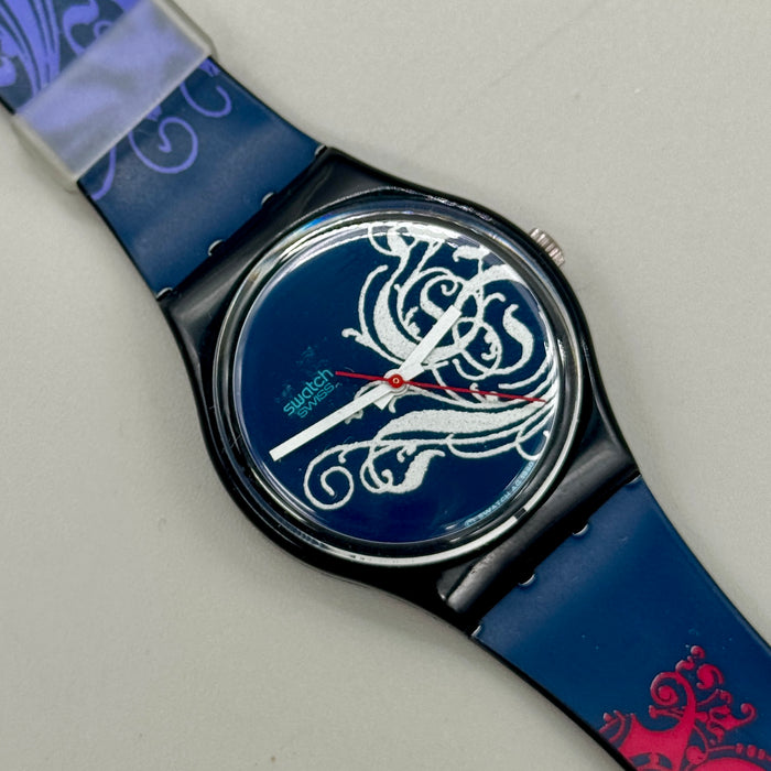 Swatch "Tristan" GB135 orologio quarzo 34 mm Swiss 1990