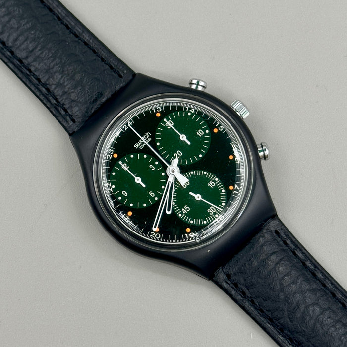 Swatch "Wall Street" SCB106 orologio chrono quarzo 37 mm Swiss 1991
