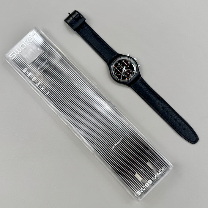 Swatch "Wall Street" SCB106 orologio chrono quarzo 37 mm Swiss 1991
