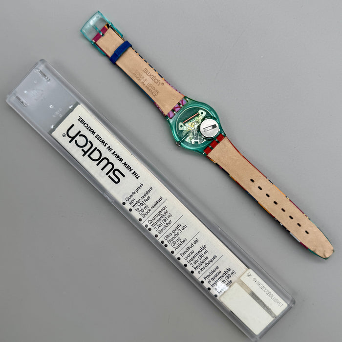 Swatch "Magodor" GL103 orologio quarzo 34 mm Swiss 1992