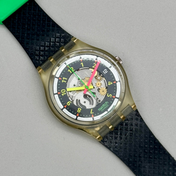 Swatch "Black Line" GK402 orologio quarzo 34 mm Swiss 1992