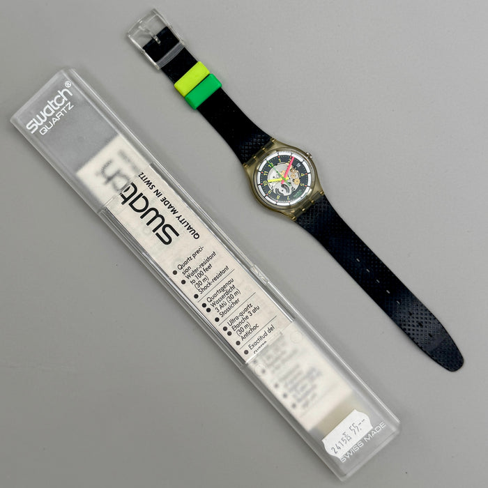 Swatch "Black Line" GK402 orologio quarzo 34 mm Swiss 1992