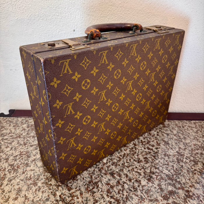 Louis Vuitton valigetta porta documenti 24 ore monogram vintage 1970 ca