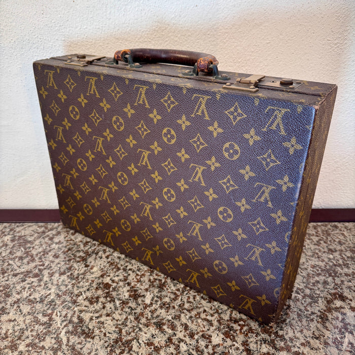 Louis Vuitton valigetta porta documenti 24 ore monogram vintage 1970 ca