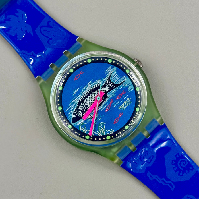 Swatch "Frische Fische" GV116 orologio quarzo 34 mm Swiss 1992