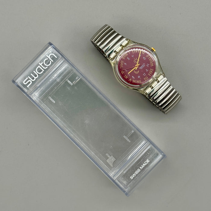 Swatch "Karaburun" GK135 orologio quarzo 34 mm Swiss 1991