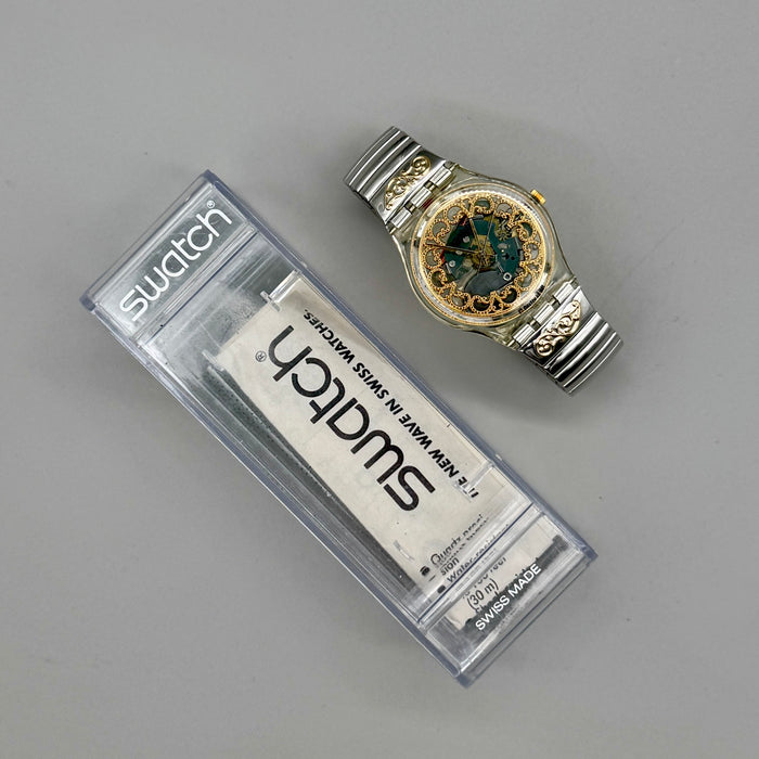 Swatch "Asetra" GK148 orologio quarzo 34 mm Swiss 1991