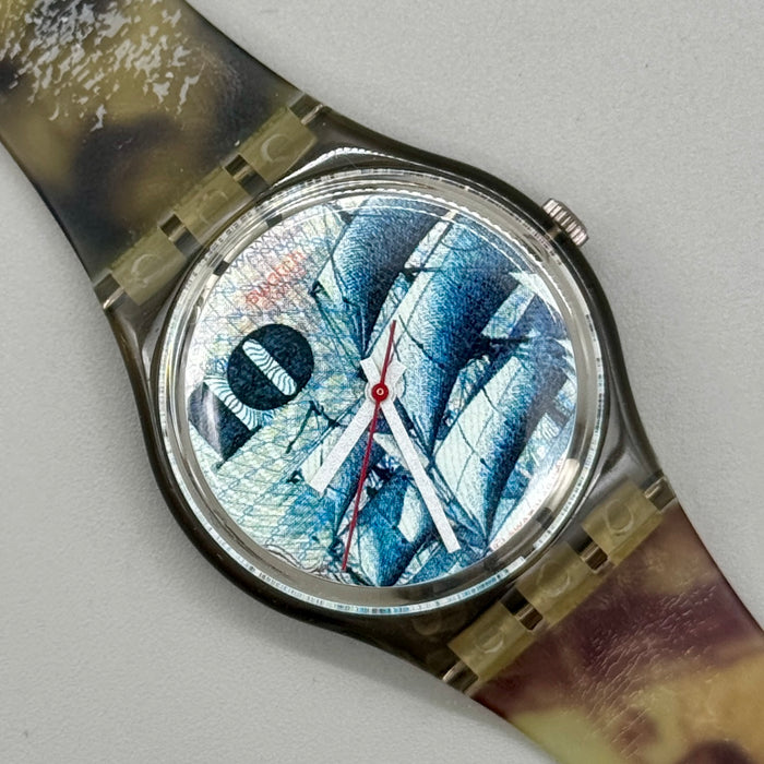 Swatch "Mark" GM106 orologio quarzo 34 mm Swiss 1991