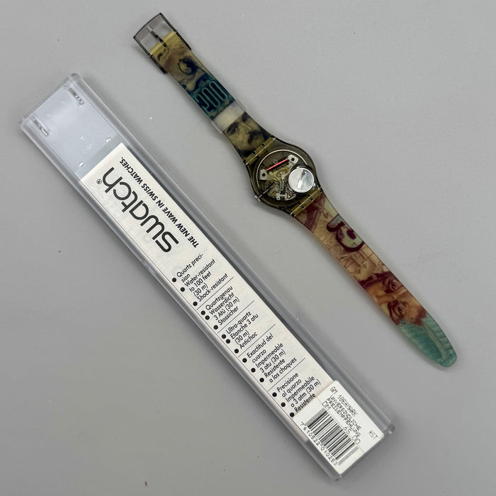 Swatch "Mark" GM106 orologio quarzo 34 mm Swiss 1991