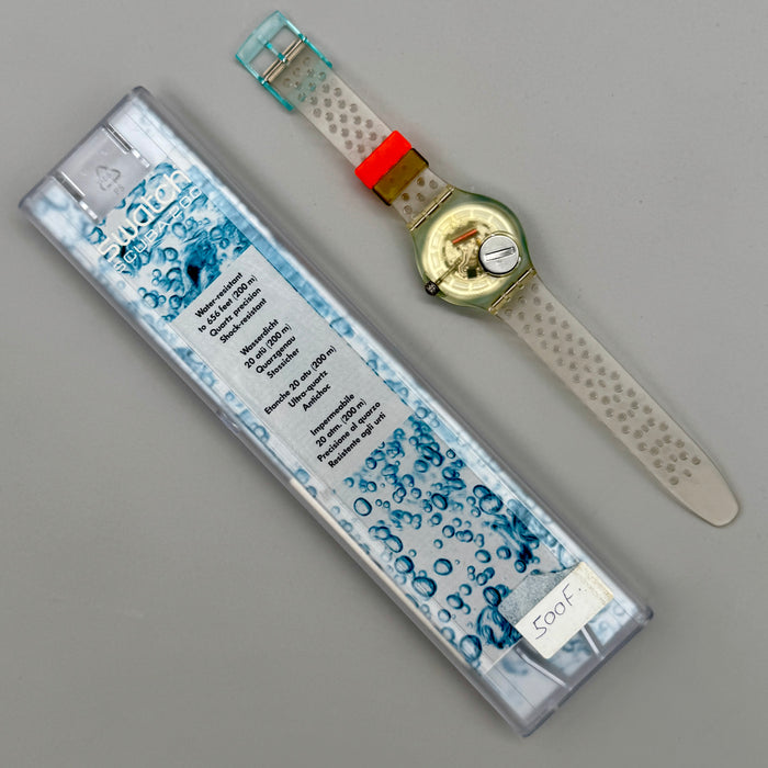 Swatch "Jelly Bubbles" SDK104 Scuba orologio quarzo 37 mm Swiss 1992