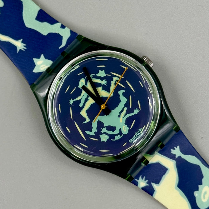 Swatch "Crash" GG111 Giacon orologio quarzo 34 mm Swiss 1991