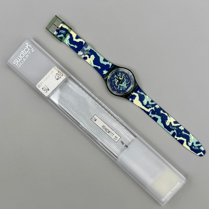 Swatch "Crash" GG111 Giacon orologio quarzo 34 mm Swiss 1991