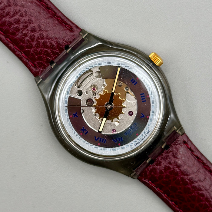 Swatch "Rubin" SAM100 orologio automatico 37 mm Swiss 1991