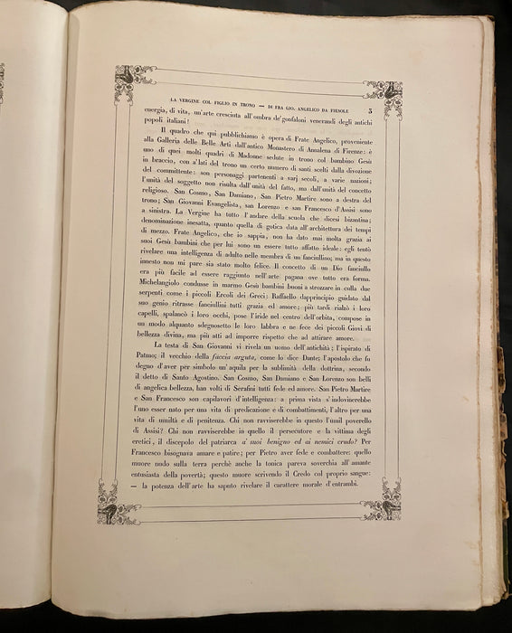 "Galleria Delle Belle Arti Di Firenze" libro Società Artistiche Editrice 1845