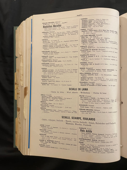 Annuario Politecnico Italiano libro tomo Maria Magni In Santi 1968