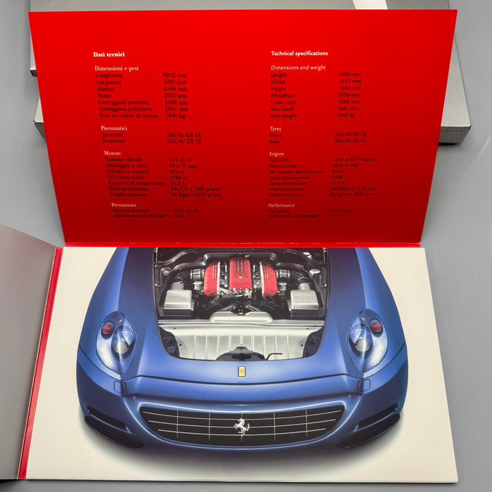 Ferrari 612 Scaglietti Presentation Press Kit Ufficiale alluminio