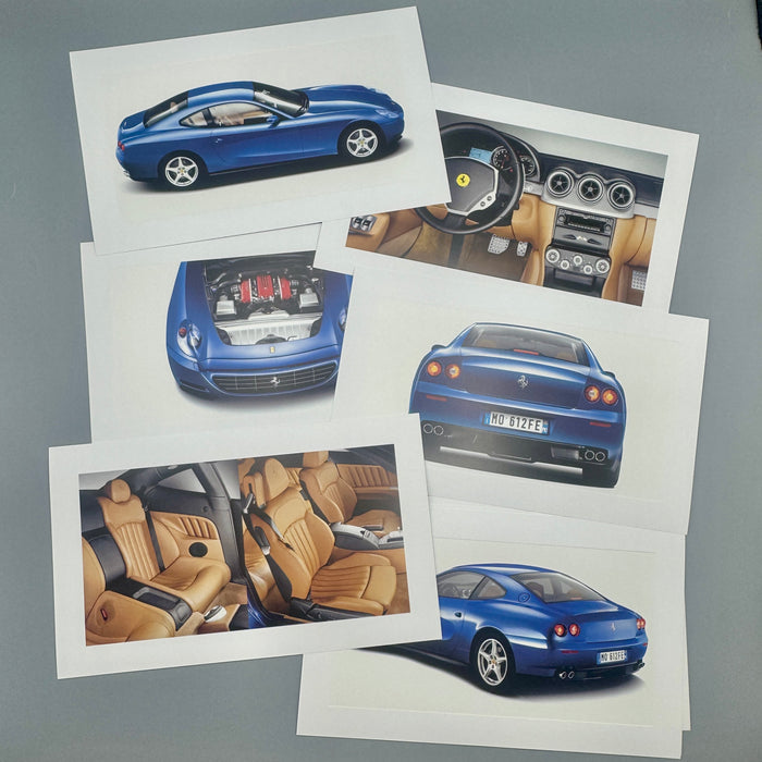 Ferrari 612 Scaglietti Presentation Press Kit Ufficiale alluminio