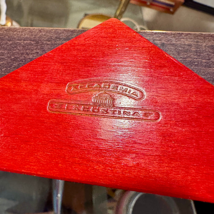 Vassoio Accademia Lagostina legno vetro design Ettore Sottsass 1980 ca