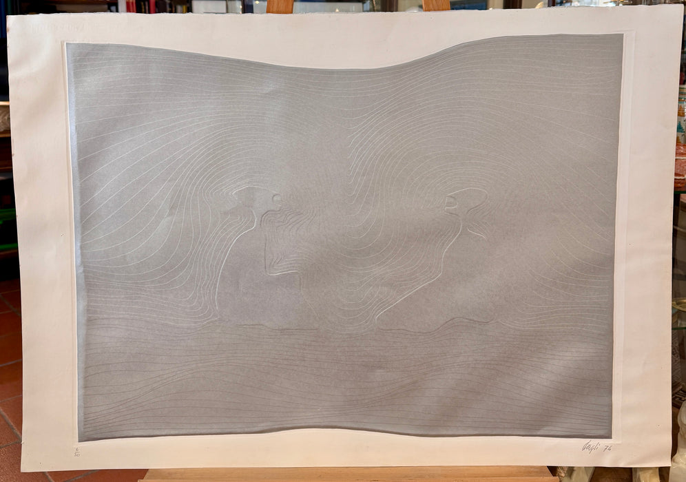 Corrado Cagli - "Senza titolo" - serigrafia su carta 6/20 - 1974