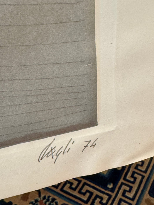 Corrado Cagli - "Senza titolo" - serigrafia su carta 6/20 - 1974