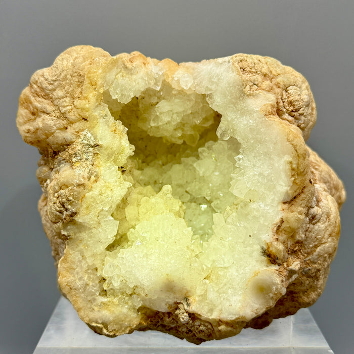 Calcite cristalli geode minerale pietra da collezione 560 gr.