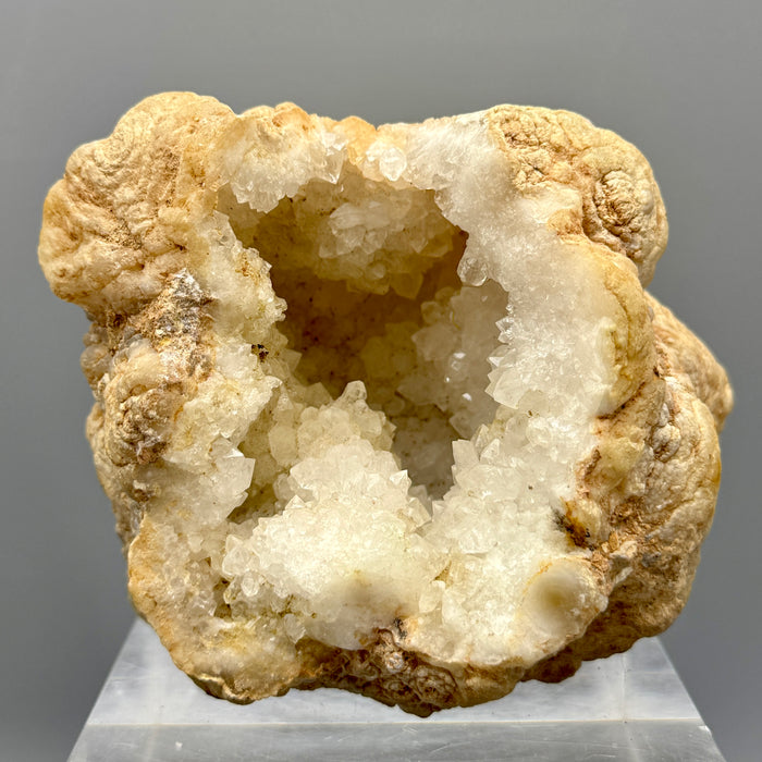Calcite cristalli geode minerale pietra da collezione 560 gr.