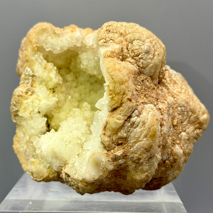 Calcite cristalli geode minerale pietra da collezione 560 gr.