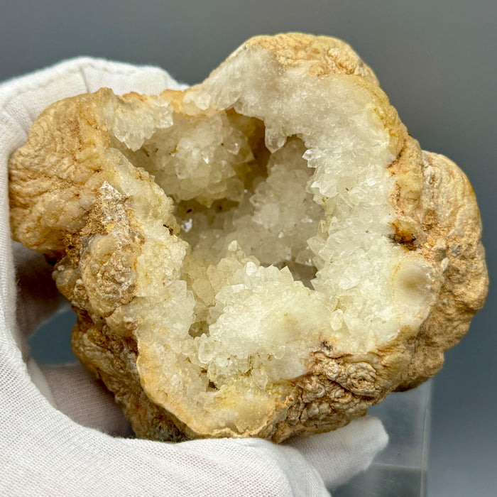 Calcite cristalli geode minerale pietra da collezione 560 gr.