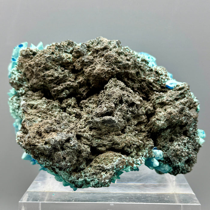 Calcantite su matrice minerale pietra da collezione 542 gr.