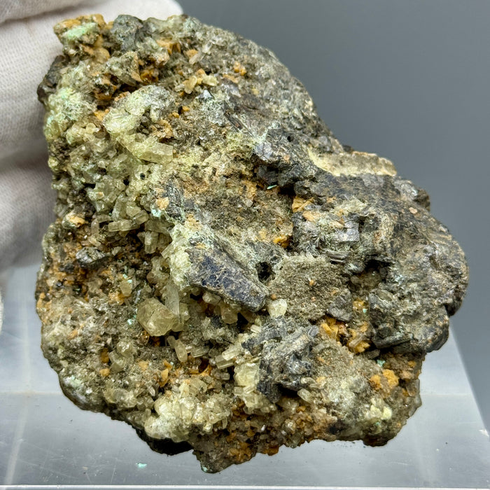 Mimetite su matrice minerale pietra da collezione 184 gr.