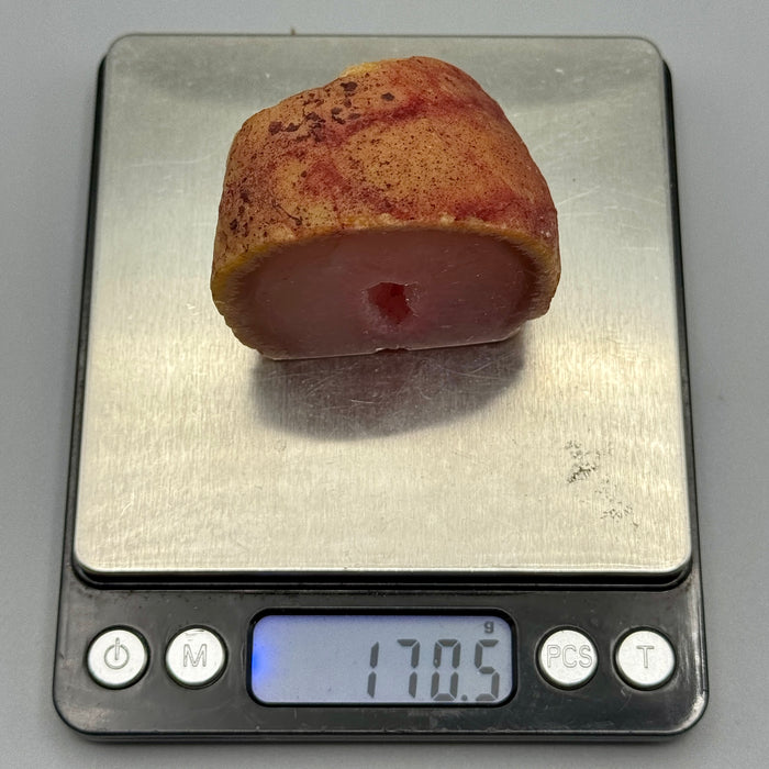 Agata rosa del Brasile geode minerale pietra da collezione 170 gr.