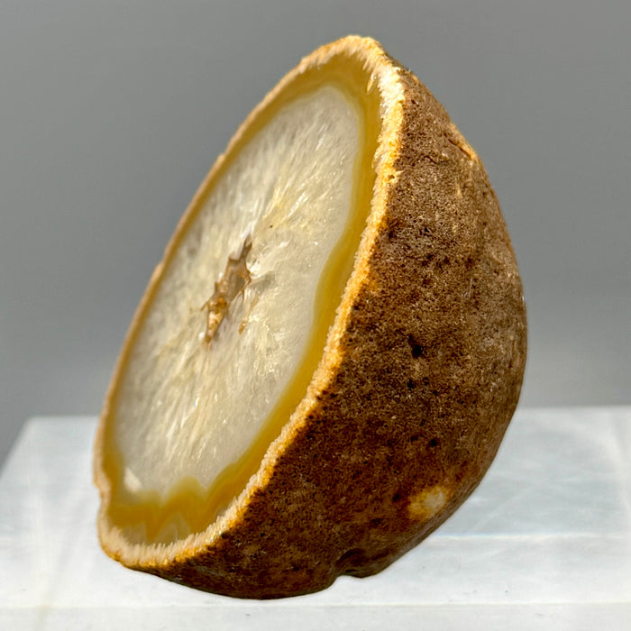 Agata geode minerale pietra da collezione 140 gr.